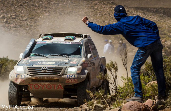 Dakar 2014-DMack / Barden Toyota Hilux
