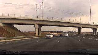 Driving in South Africa - Downtown Pretoria to Oliver R Tambo Airport